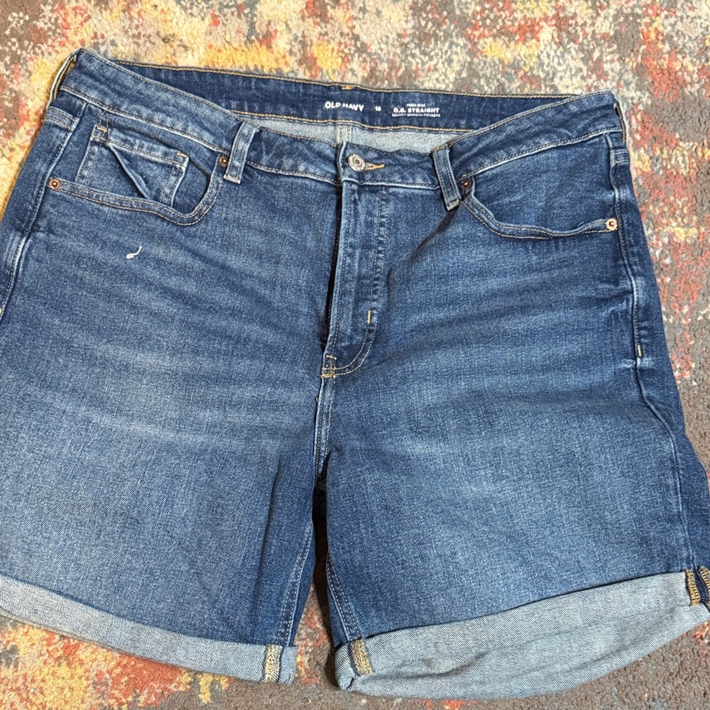 Old Navy Women's Dark Blue Jean Shorts